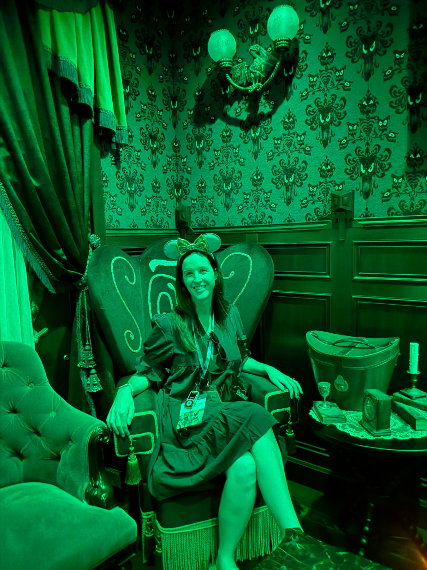 Alexis at The Haunted Mansion in Magic Kingdom