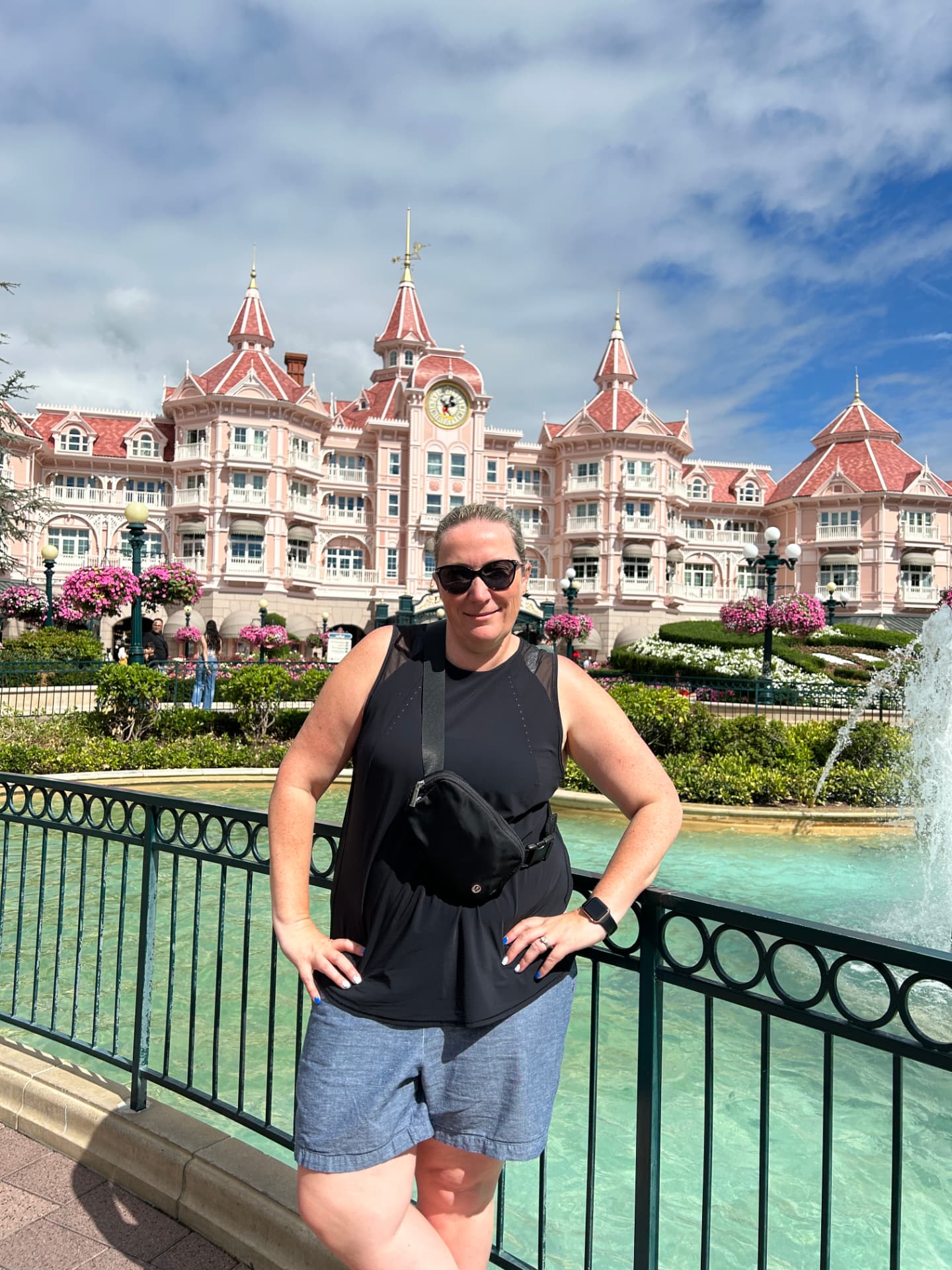 Jade Gambicourt at the Disneyland Hotel, Disneyland Paris